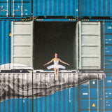 Ballerina in Containers, on the Edge, Le Havre, France, 2023