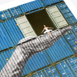 Ballerina in Containers, on the Edge, Le Havre, France, 2023