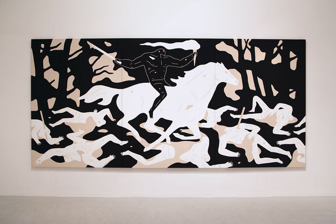 Cleon Peterson - Victory - Red - Original Print – Blackline Gallery