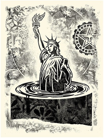 Damaged Stencil Liberty