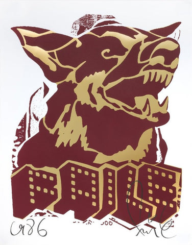 Faile Dog Red / Gold