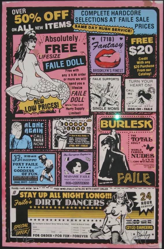 FAILE Sexy Ad original print – Blackline Gallery
