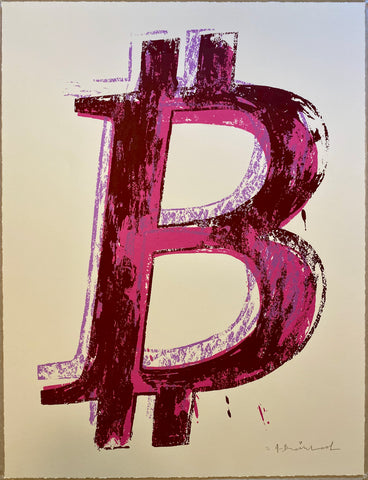 Bitcoin - Red and Pink