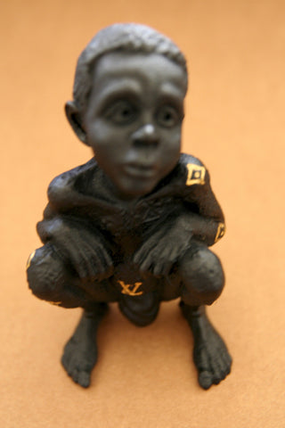LV Child - Black Sculpture