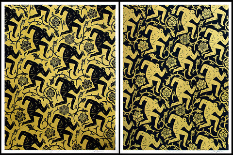 Pattern of Corruption - Black & Gold
