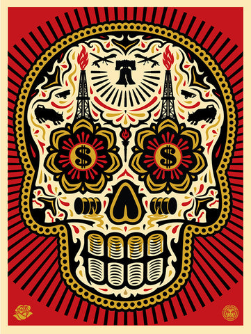 The Power & Glory Day of the Dead Skull