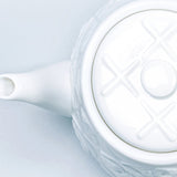 Monogram Teapot - White