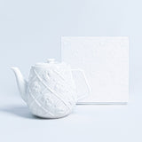 Monogram Teapot - White