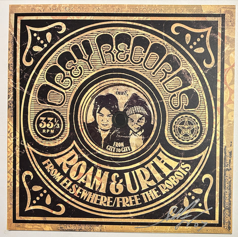 Roam & Urth "From City To City" CD by Shepard Fairey
