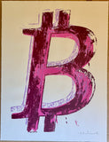 Bitcoin - Red and Pink