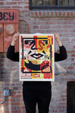 OBEY 3-Face Collage Set - Signed Offset