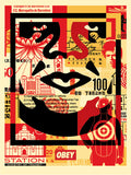 OBEY 3-Face Collage Set - Signed Offset