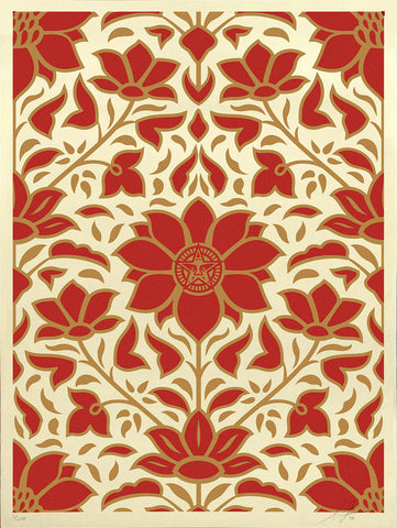 OBEY Deco Floral Pattern - Red