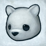 Sad Bear - White