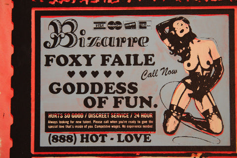 FAILE Sexy Ad original print Blackline Gallery FAILE Sexy Ad original print Blackline Gallery