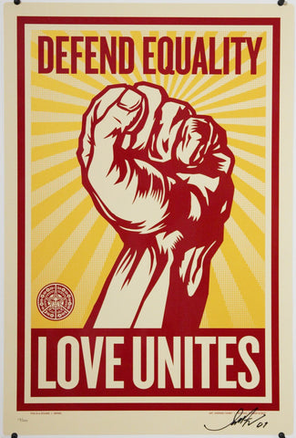 Love Unites - Giant Sticker