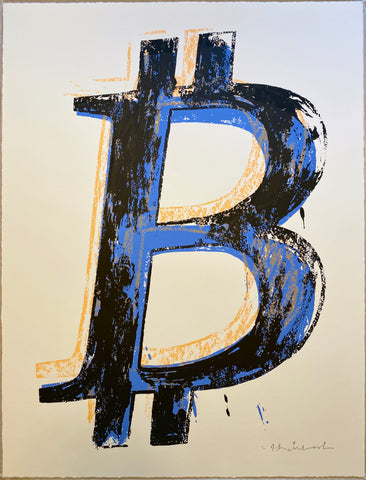 Bitcoin - Black and Blue
