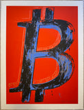 Bitcoin - Red Background