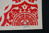 Parlor Pattern Cream and Red