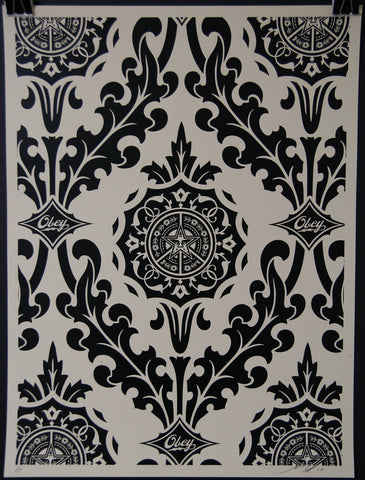 Parlor Pattern Cream and Black