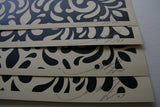 Japanese Fabric Pattern Set - Black