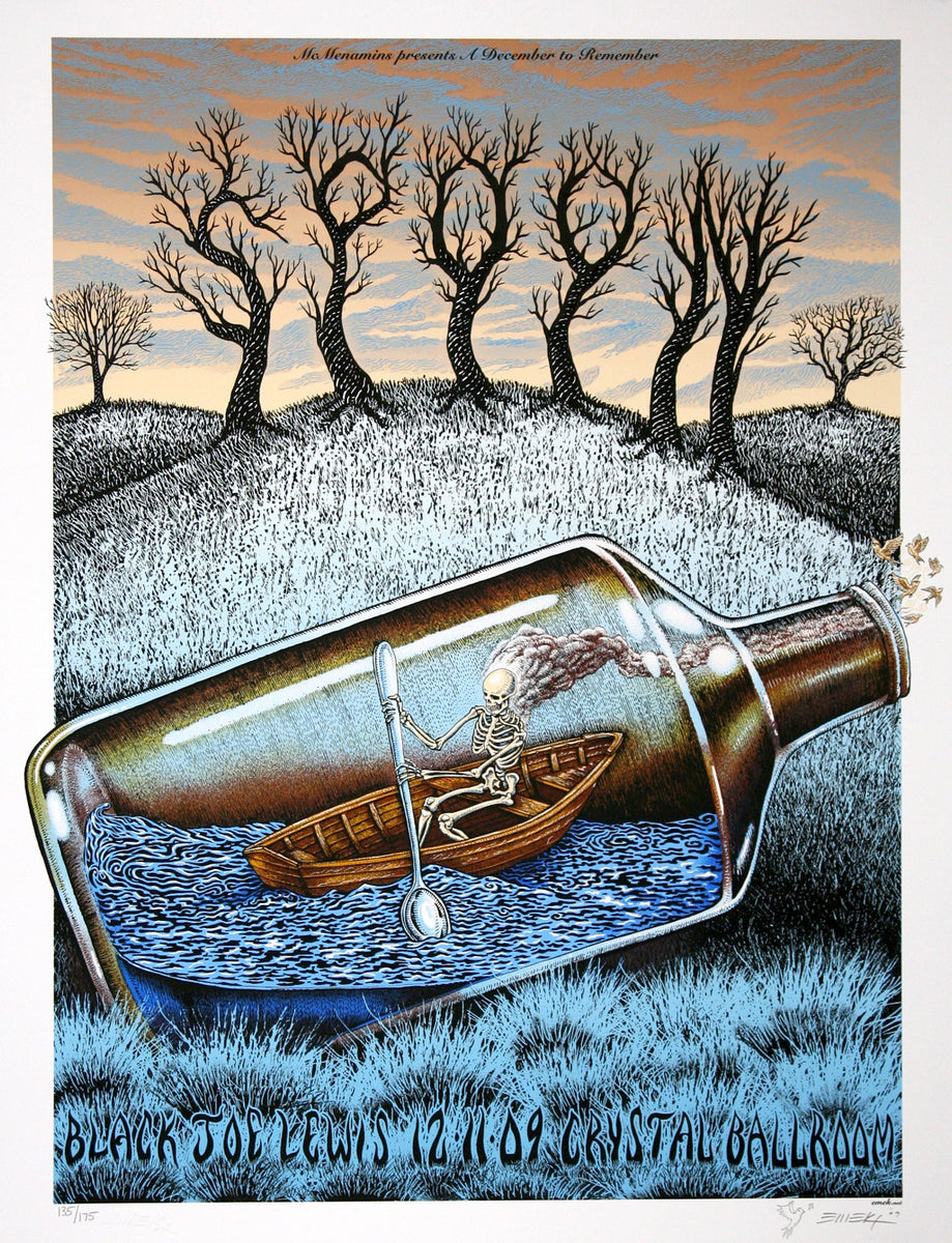 Emek Spoon Portland original print poster – Blackline Gallery