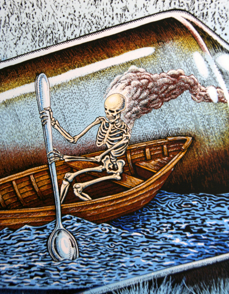 Emek Spoon Portland original print poster – Blackline Gallery