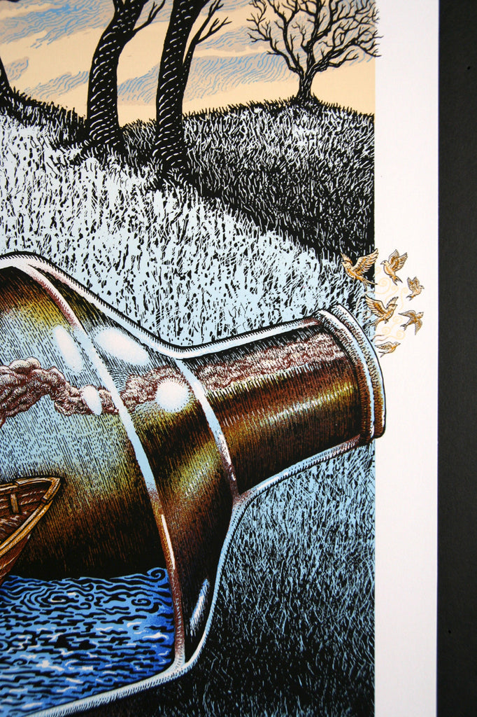 Emek Spoon Portland original print poster – Blackline Gallery