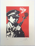 Chinese Soldier - Letterpress