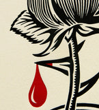 Rose Shackle Stencil - Letterpress