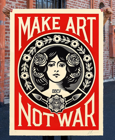 Make Art Not War - Large Format
