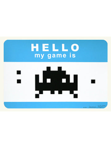 Hello My Game Is - Blue